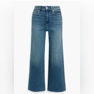 Paige Anessa High rise cropped wide leg 26